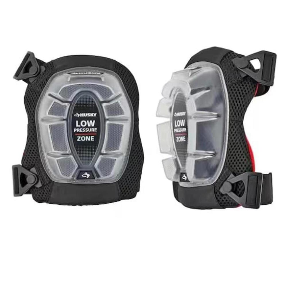 Husky Gel Stabilizer Non-Skid Knee Pads with Dual Layer Padding and Shock Stable